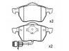 剎車片 Brake Pad Set:4A0 698 151