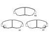 剎車片 Brake Pad Set:45022-SM4-A00