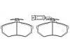 剎車(chē)片 Brake Pad Set:443 698 151 C